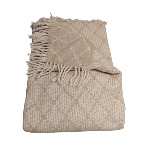 PLAID NEPAL 11 150*200 - BEIGE