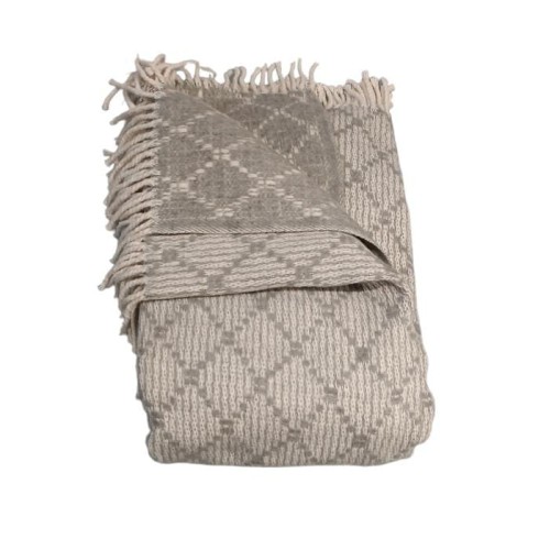 PLAID NEPAL 11 150*200 - GRIS