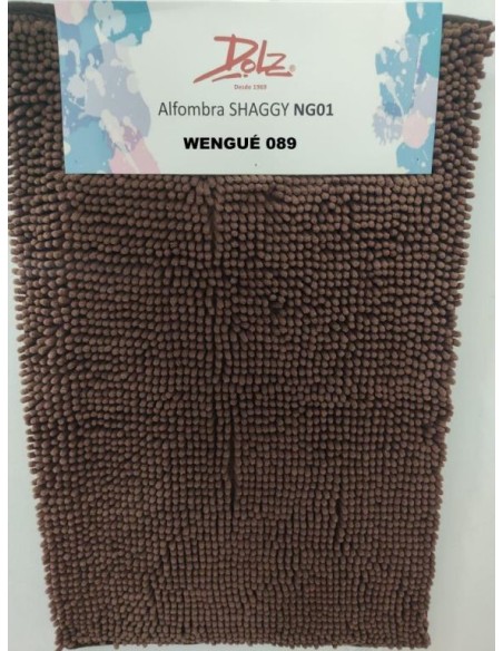 alfombra baño shaggy de dolz