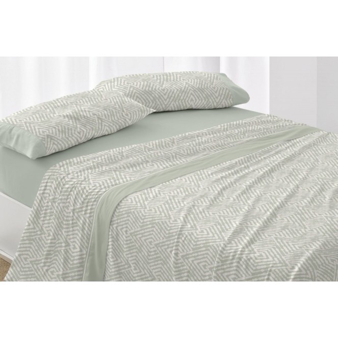 juego de sábanas  1528 para cama de 135 de burrito blanco