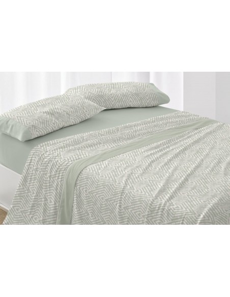 juego de sábanas  1528 para cama de 135 de burrito blanco