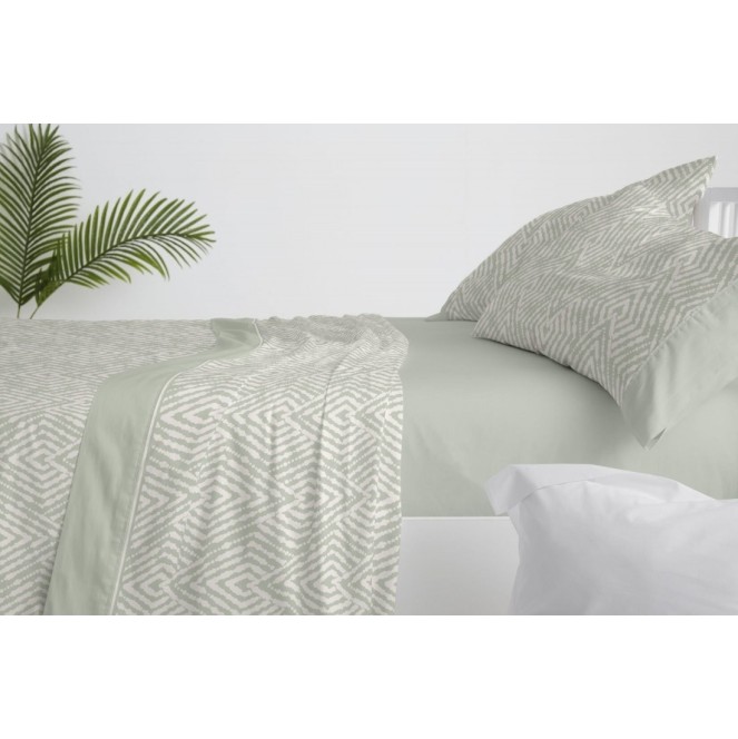 juego de sábanas  1528 para cama de 135 de burrito blanco