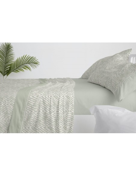 juego de sábanas  1528 para cama de 135 de burrito blanco
