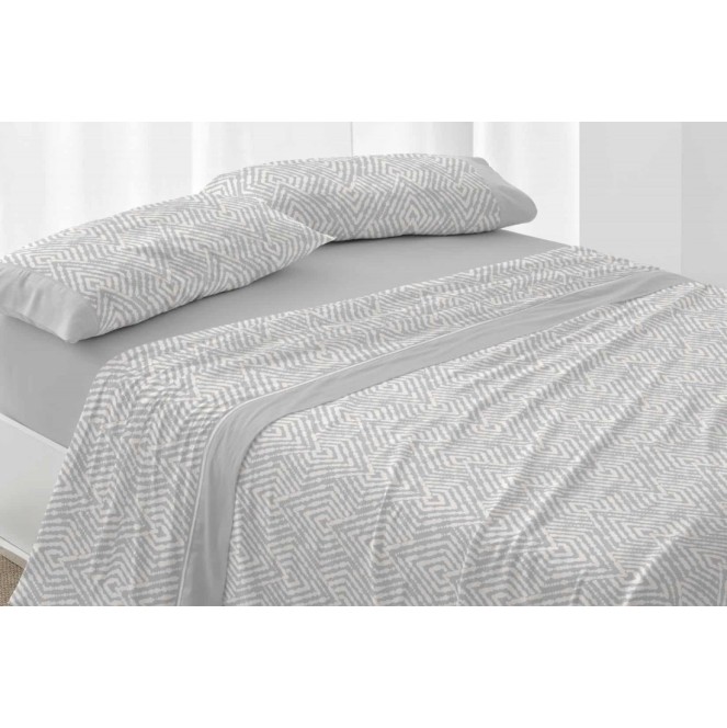 juego de sábanas  1528 para cama de 135 de burrito blanco