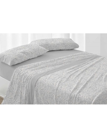 juego de sábanas  1528 para cama de 135 de burrito blanco