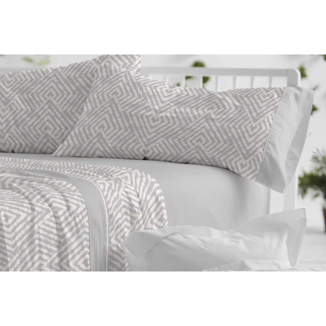 juego de sábanas  1528 para cama de 135 de burrito blanco
