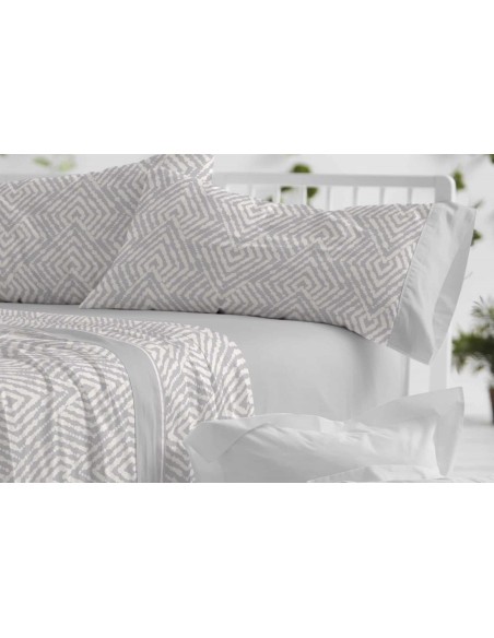 juego de sábanas  1528 para cama de 135 de burrito blanco