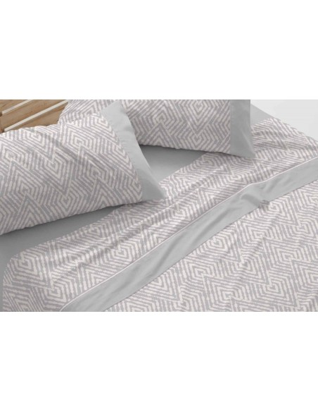 juego de sábanas  1528 para cama de 135 de burrito blanco