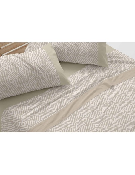juego de sábanas  1528 para cama de 135 de burrito blanco