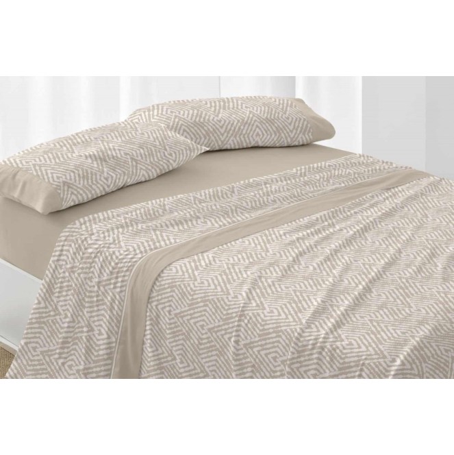 juego de sábanas  1528 para cama de 135 de burrito blanco