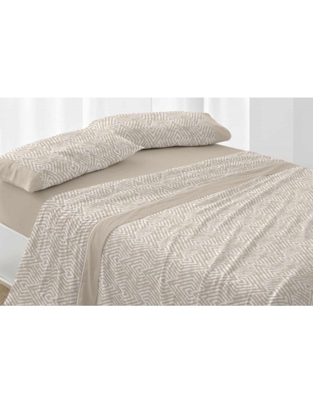 juego de sábanas  1528 para cama de 135 de burrito blanco
