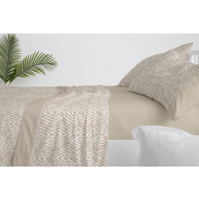 juego de sábanas  1528 para cama de 135 de burrito blanco