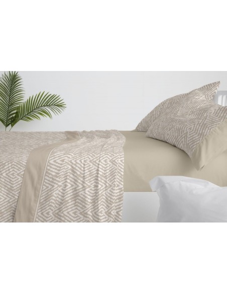 juego de sábanas  1528 para cama de 135 de burrito blanco