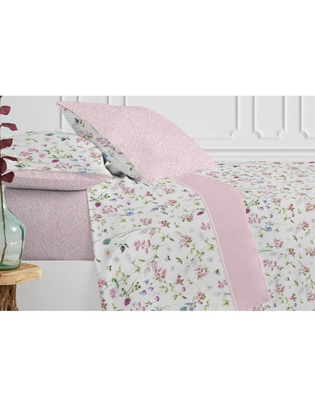 juego de sábanas bee happy 225 para cama de 180 de manterol