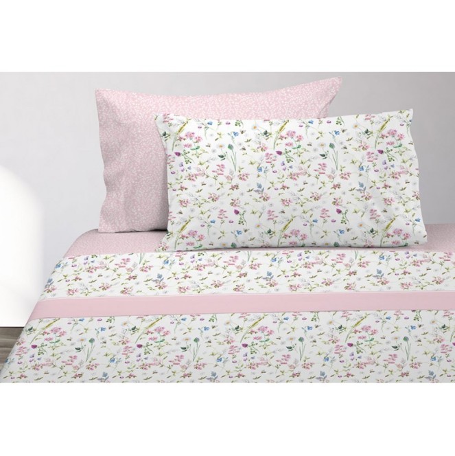 juego de sábanas bee happy 225 para cama de 180 de manterol