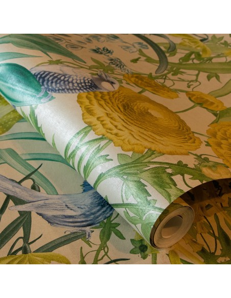 PAPEL PINTADO PIÑA MOOREA 26727 HOHENBERGER