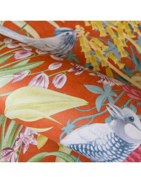 PAPEL PINTADO MANZANA ROJA MOOREA 26732 HOHENBERGER
