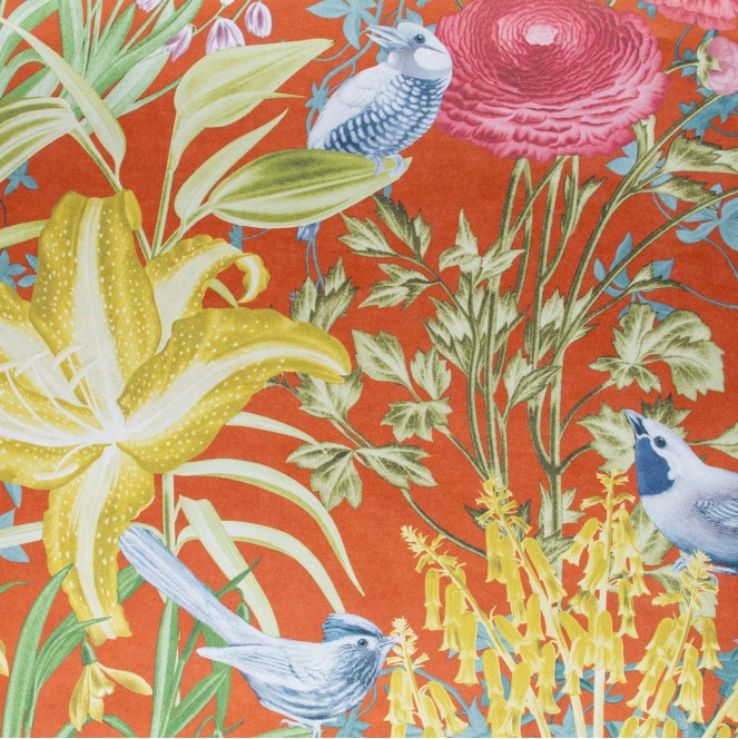 PAPEL PINTADO MANZANA ROJA MOOREA 26732 HOHENBERGER