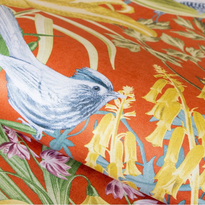 PAPEL PINTADO MANZANA ROJA MOOREA 26732 HOHENBERGER