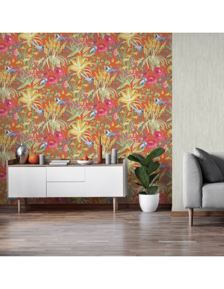 PAPEL PINTADO MANZANA ROJA MOOREA 26732 HOHENBERGER