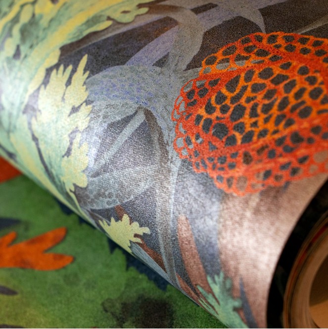 PAPEL PINTADO ARÁNDANO BORA BORA 26733 HOHENBERGER
