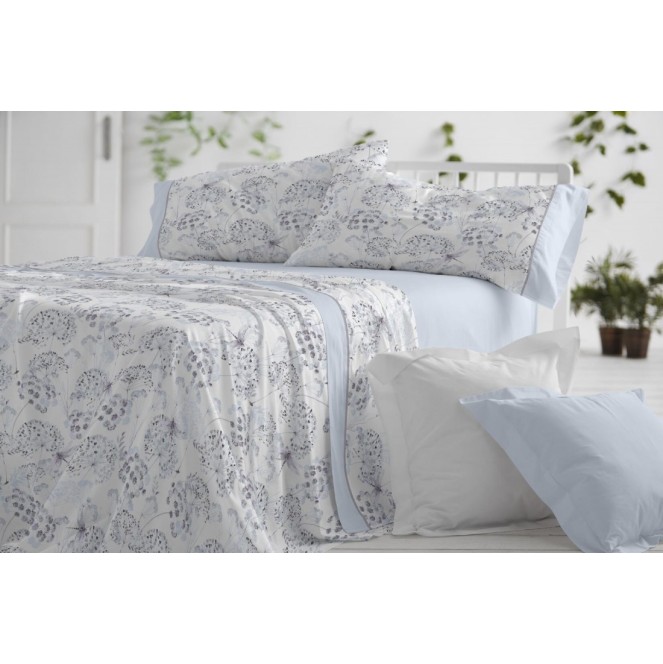juego de sábanas S037 para cama  de 90 de Burrito Blanco