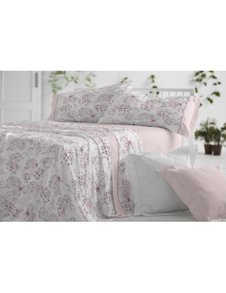 juego de sábanas S037 para cama  de 90 de Burrito Blanco