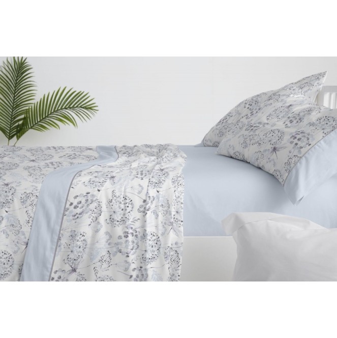 juego de sábanas S037 para cama  de 90 de Burrito Blanco