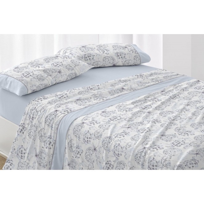 juego de sábanas S037 para cama  de 90 de Burrito Blanco