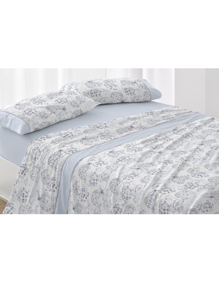 juego de sábanas S037 para cama  de 90 de Burrito Blanco