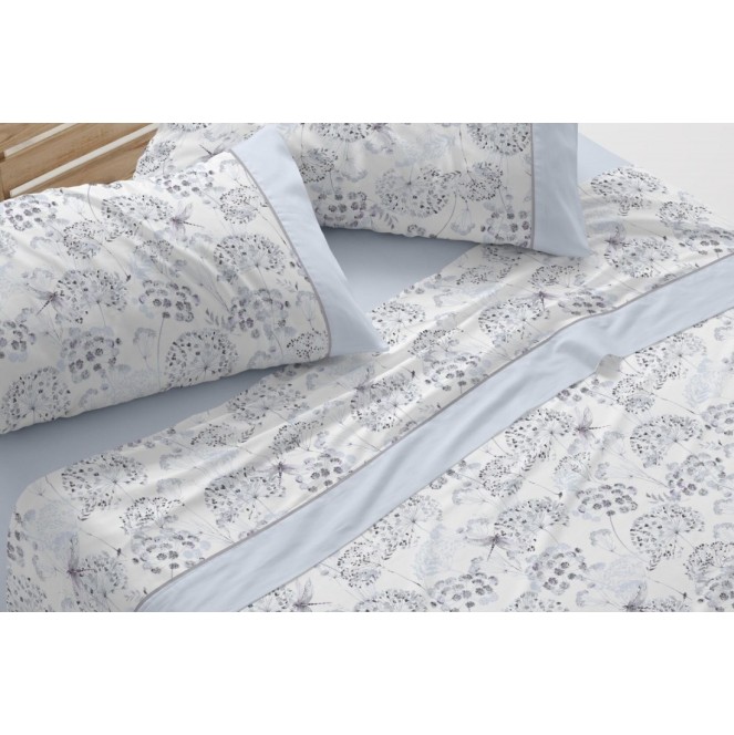 juego de sábanas S037 para cama  de 90 de Burrito Blanco