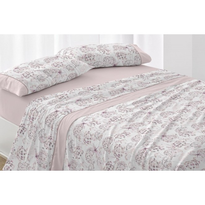 juego de sábanas S037 para cama  de 90 de Burrito Blanco