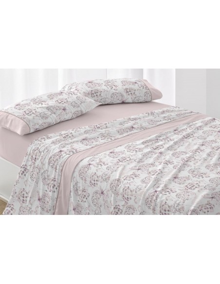 juego de sábanas S037 para cama  de 90 de Burrito Blanco
