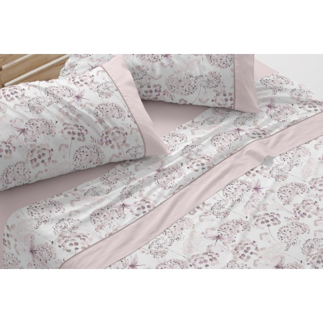 juego de sábanas S037 para cama  de 90 de Burrito Blanco