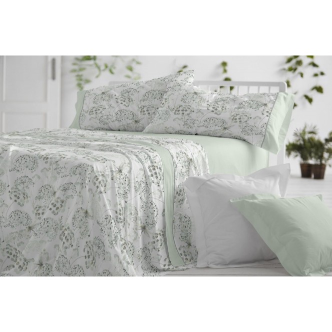 juego de sábanas S037 para cama  de 90 de Burrito Blanco