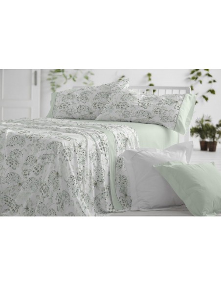 juego de sábanas S037 para cama  de 90 de Burrito Blanco
