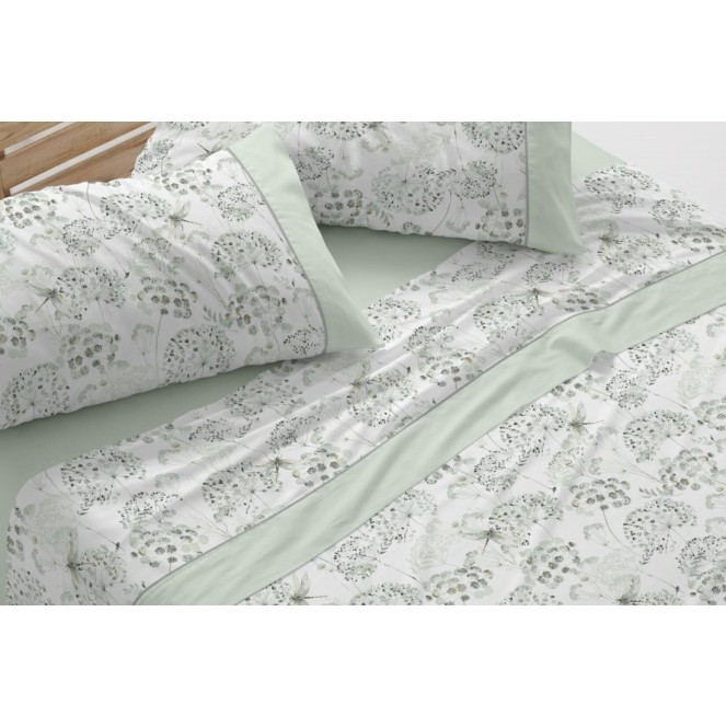juego de sábanas S037 para cama  de 90 de Burrito Blanco