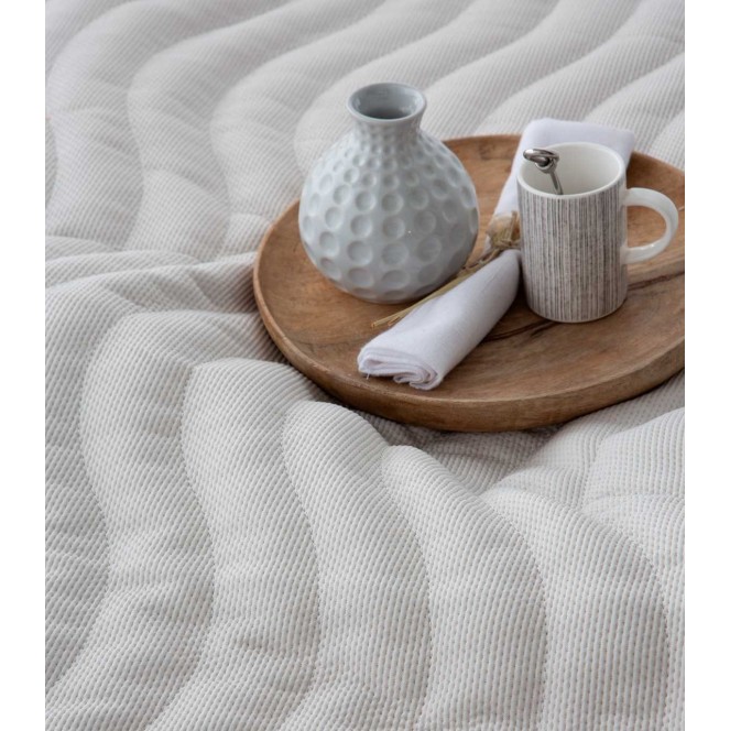 COLCHA JACQUARD TINEO PARA CAMA  DE 150 DE SANDECO