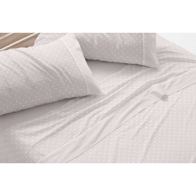 juego de sábanas 4626 para cama de 150 de burrito blanco