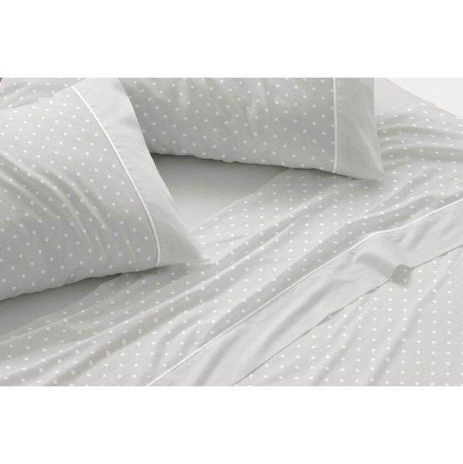 juego de sábanas 4626 para cama de 150 de burrito blanco