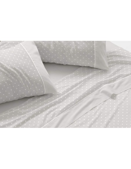juego de sábanas 4626 para cama de 150 de burrito blanco