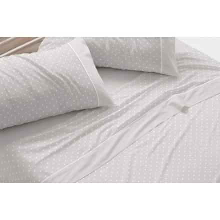 juego de sábanas 4626 para cama de 180 de burrito blanco