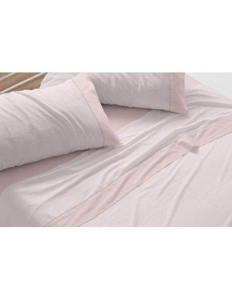 JUEGO DE SÁBANAS 1297  PARA CAMA  DE 150/160 DE BURRITO BLANCO