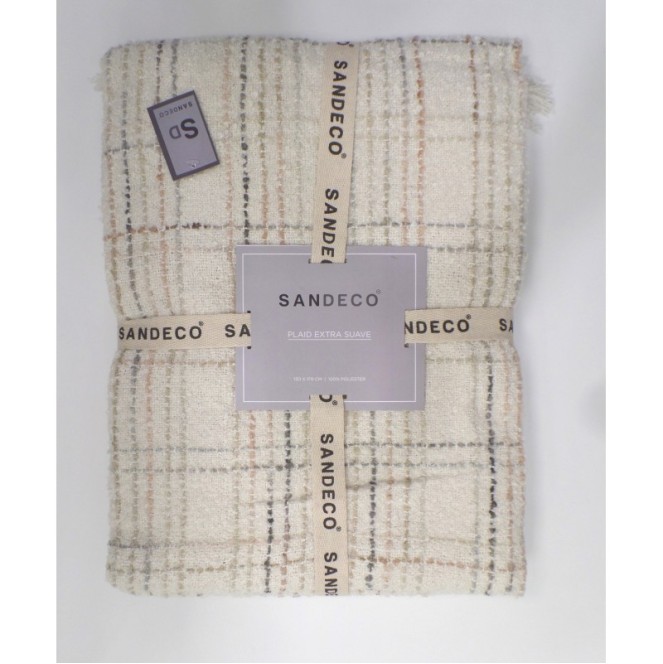 plaid genil de 130 x 170 de Sandeco