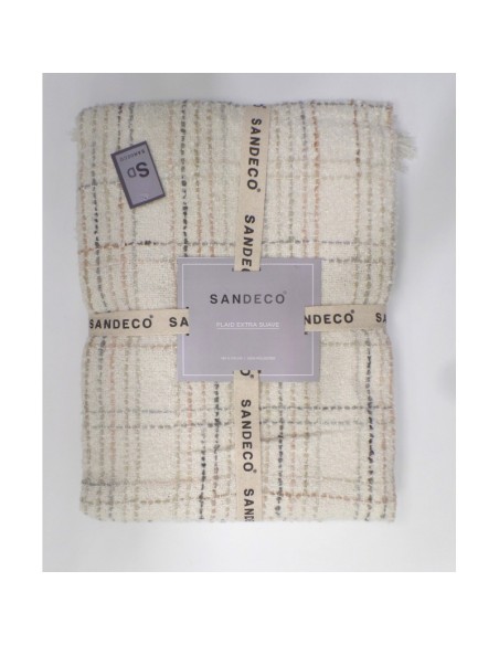 plaid genil de 130 x 170 de Sandeco