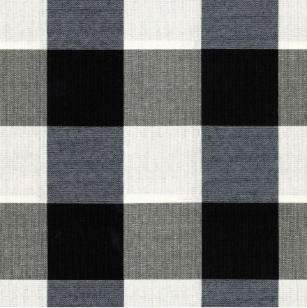 Mantel antimanchas vichy negro