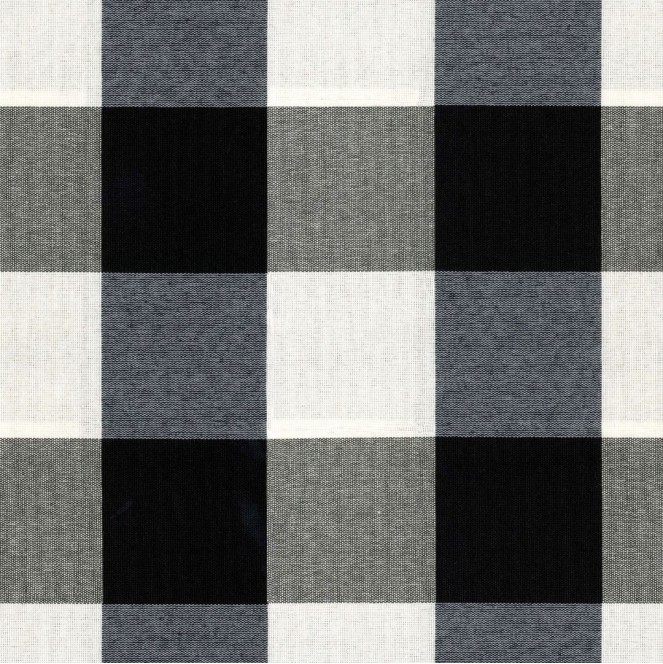Mantel antimanchas vichy negro
