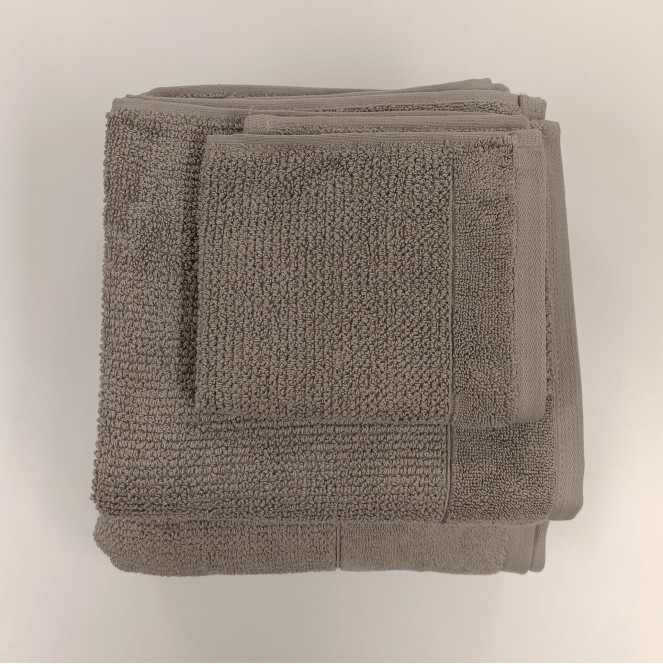 JUEGO TOALLAS TEXTURAS  DE 3 PIEZAS DE TROVADOR