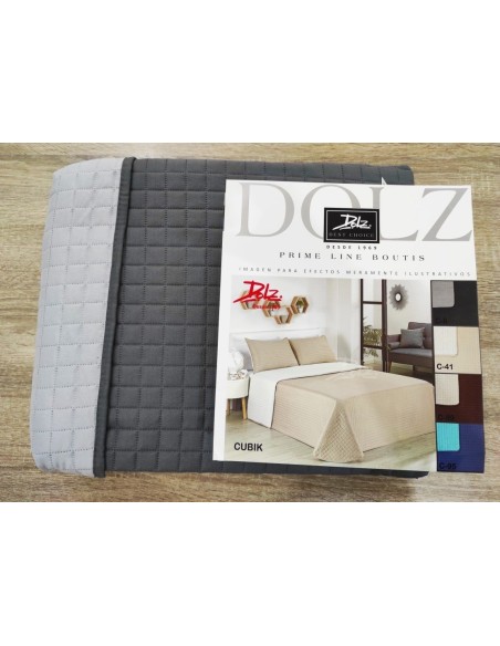 colcha bouti cubik  para cama de 105 de dolz