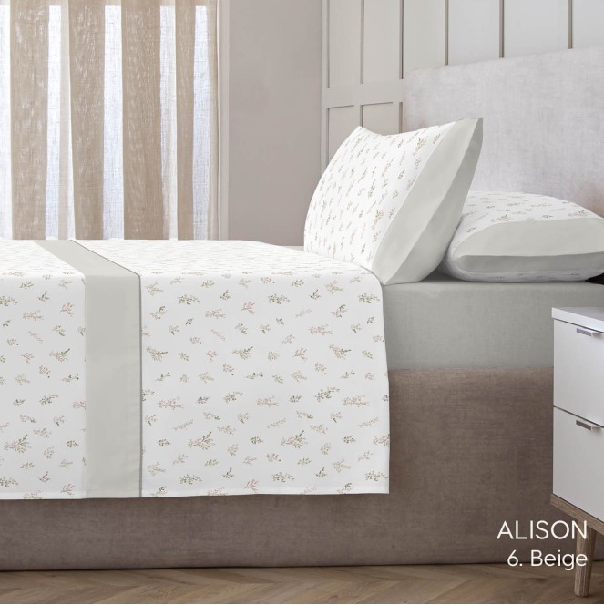 JUEGO DE SABANAS ALISON PARA CAMA DE 135/140 DE CATOTEX